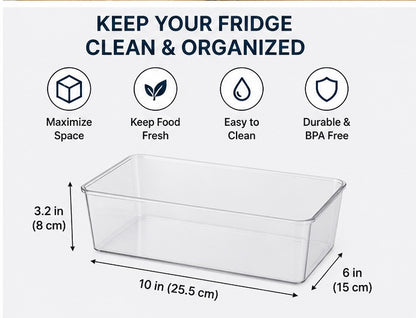 Fridge Organizer Set – Keep Your Kitchen Clean & Fresh