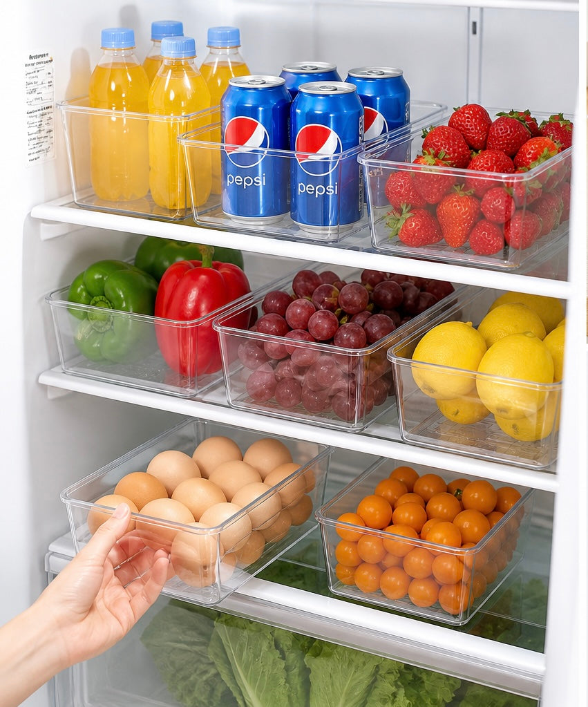 Fridge Organizer Set – Keep Your Kitchen Clean & Fresh