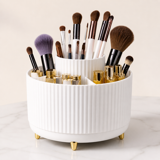 360° Rotating Makeup Organizer-Keep Your Vanity Clean & Stylish