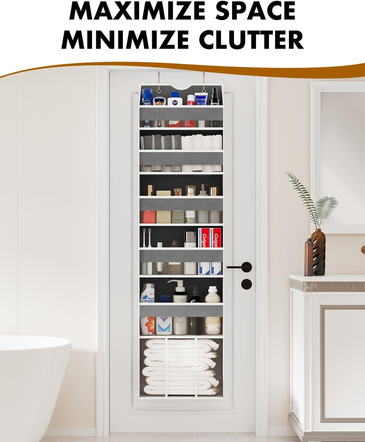 Over The Door Organizer-Maximize Space & Keep Your Home Clutter-Free